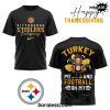 Washington Commanders Happy Thankgiving Day 2024 Limited Editon Black T-shirt