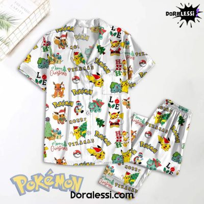 Pokemon X Merry Christmas Pikamas Premium Pyjama Set