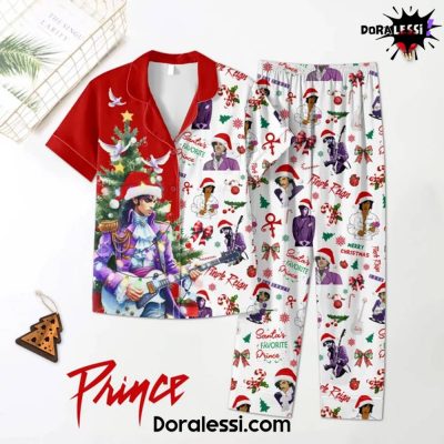 Prince X Album Purple Rain Merry Christmas Premium Pyjama Set