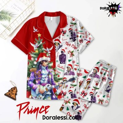 Prince X Album Purple Rain Merry Christmas Premium Pyjama Set