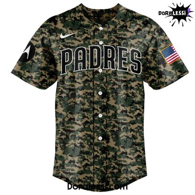 San Diego Padres 2024 Veterans Day Limited Edition Player Baseball Jersey