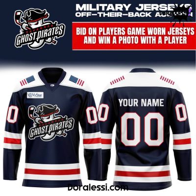 Savannah Ghost Pirates x Military Appreciation Night Limited Edition Hockey Jersey