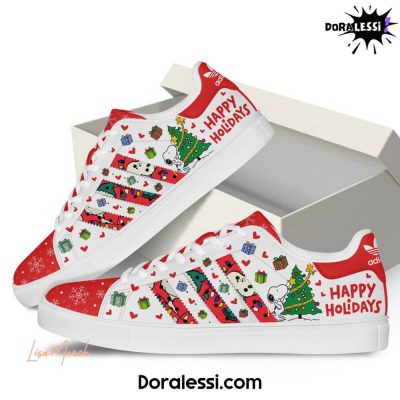 Snoopy Happy Holiday Christmas Stan Smith Shoes