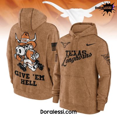 Texas Longhorns Give ‘Em Hell Premium Hoodie