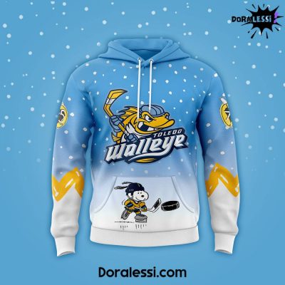 Toledo Walleye x Peanuts Night Limited Edition Hoodie