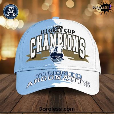 Toronto Argonauts Coupe 111 Grey Cup Champions Classic Cap