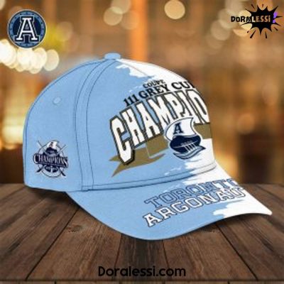 Toronto Argonauts Coupe 111 Grey Cup Champions Classic Cap