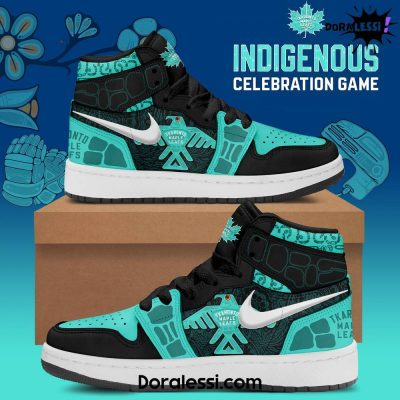 Toronto Maple Leafs 2024 Indigenous Heritage Night Premium Air Jordan 1 Shoes