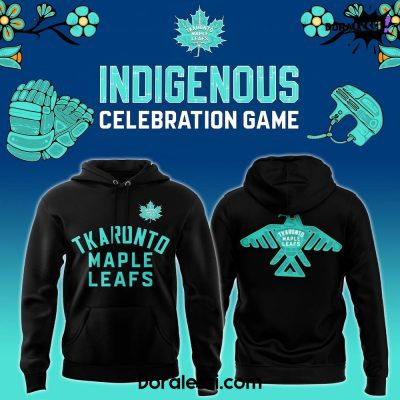 Toronto Maple Leafs 2024 Indigenous Heritage Night Premium Limited Black Hoodie