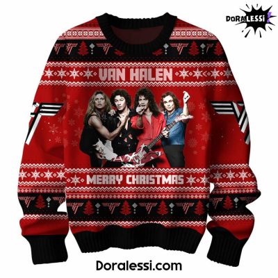 Van Halen Merry Chrismas Ugly Sweater