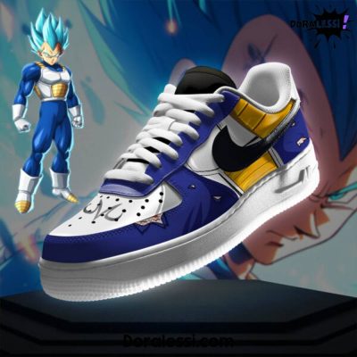 Vegeta X Super Saiyan Blue Air Force 1 Sneaker