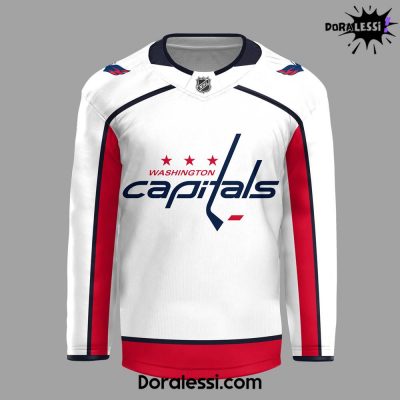 Washington Capitals 50th Anniversary White Hockey Jersey