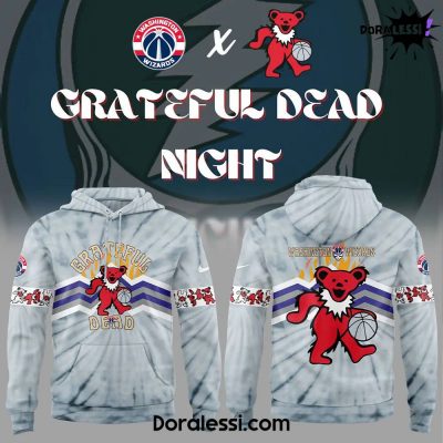 Washington Wizards Grateful Dead Night Combo Hoodie Pants Cap