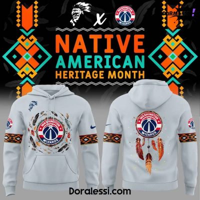 Washington Wizards Native American Heritage Month Combo Hoodie Pants Cap