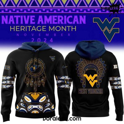 West Virginia Mountaineers Native American Heritage Month 2024 Premium Limition Edition Hoodie