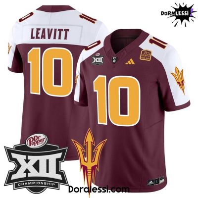 ASU Sun Devils 2024 Big 12 Championship Patch Vapor Limited Football Jersey