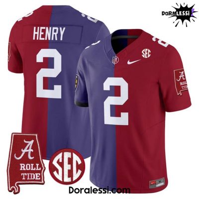 Alabama Crimson Tide Split Vapor Limited Football Jersey