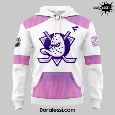 Anaheim Ducks Hockey Fights Cancer 2024 Hoodie