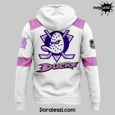 Anaheim Ducks Hockey Fights Cancer 2024 Hoodie