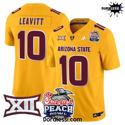 Arizona State Sun Devils 2025 Peach Bowl Vapor Limited Yellow Football Jersey