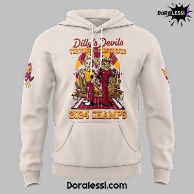 Arizona State Sun Devils Dillys Devils Torching The Conference 2024 Champions Hoodie 3