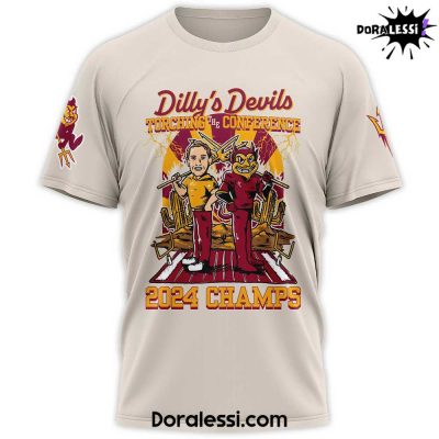 Arizona State Sun Devils Dillys Devils Torching The Conference 2024 Champions Tshirt 3