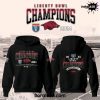 Arkansas Razorback 2024 Autozone Liberty Bowl Champions Red Hoodie