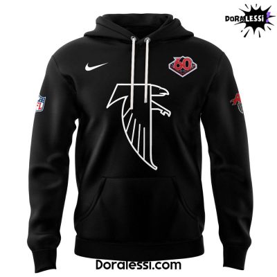 Atlanta Falcons Throwback Black Hoodie