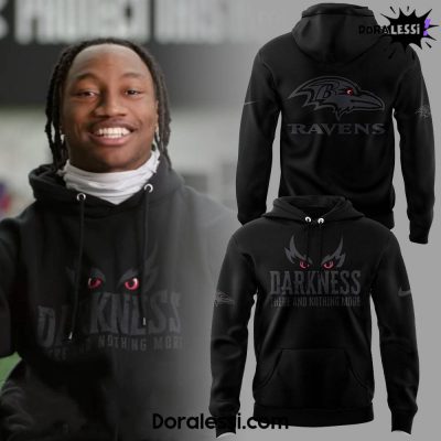 Baltimore Ravens Darkness Mode Hoodie