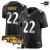 Baltimore Ravens Maryland Patch Gold Vapor Black Football Jersey