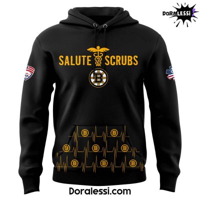 Boston Bruins x 2025 Healthcare Appreciation Night Premium Black Hoodie