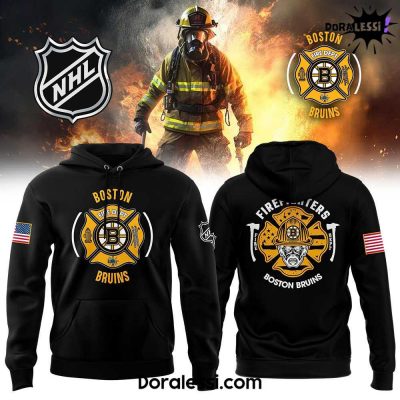 Boston Bruins x Firefighter Appreciation Night Premium Limited Hoodie