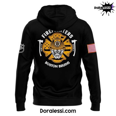 Boston Bruins x Firefighter Appreciation Night Premium Limited Hoodie