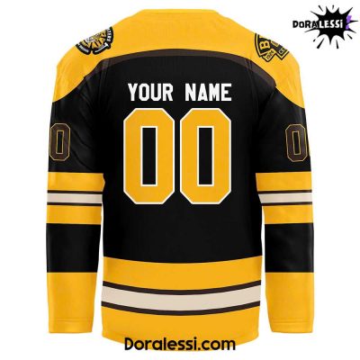 Boston Bruins x Firefighter Appreciation Night Premium Limited Personalized Hockey Jersey 3