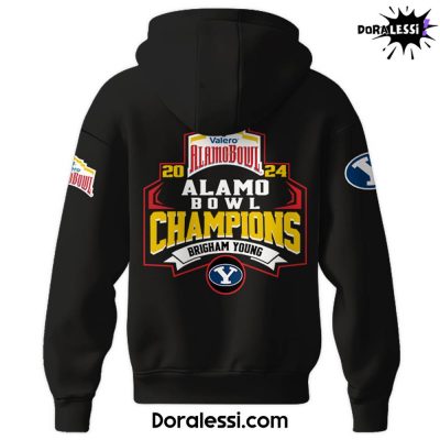 Brigham Young Alamo Bowl Champion 2024 Black Hoodie