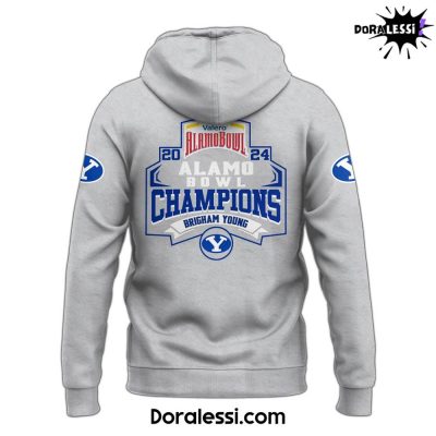 Brigham Young Bowl Champion 2024 Gray Hoodie