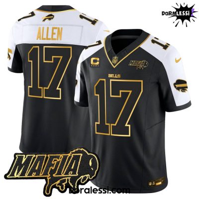 Buffalo Bills 2024 Bills Mafia Patch Gold Vapor Limited Football Jersey