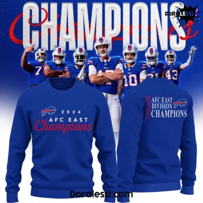 Buffalo Bills 5 Straight AFC East Division Champions Sweater