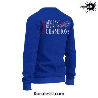 Buffalo Bills 5 Straight AFC East Division Champions Sweater