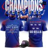 Buffalo Bills 2024 AFC East Division Champions Locker Room Trophy Tee