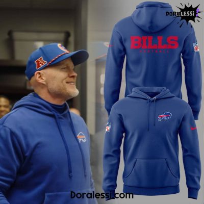 Buffalo Bills Coach Sean McDermott Blue Hoodie