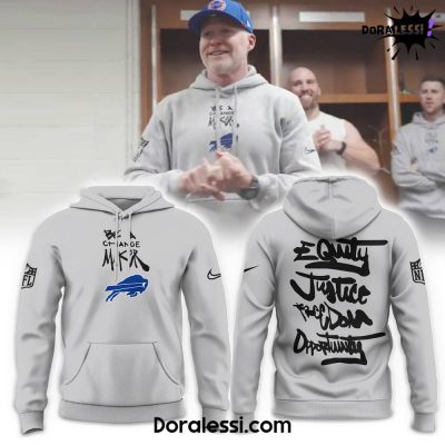 Buffalo Bills NFL Be A Change Maker Grey Hoodie