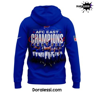 Buffalo Bills Readt To Roll Royal 2024 AFC East Champions Hoodie