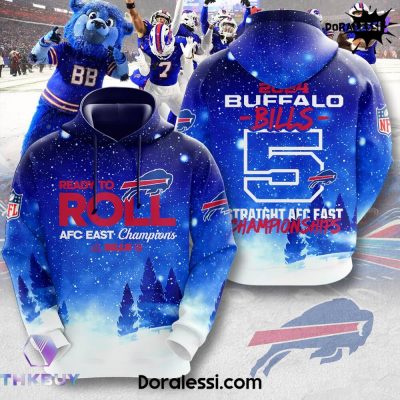 Buffalo Bills Ready To Roll Frozen Blue Hoodie