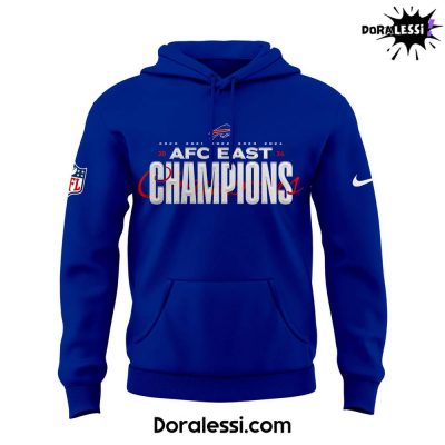 Buffalo Bills Royal 5 Straight AFC East Titles 2020-2024 Hoodie