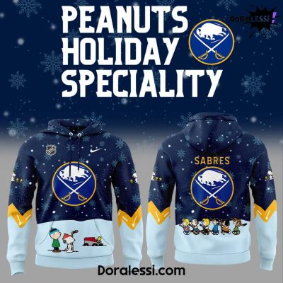 Buffalo Sabres Peanuts & Snoopy Night Navy Hoodie