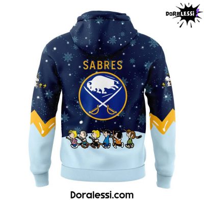 Buffalo Sabres Peanuts Snoopy Night Navy Hoodie