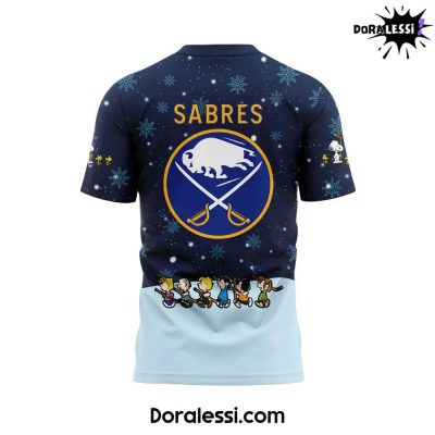 Buffalo Sabres Peanuts Snoopy Night Navy TShirt