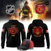 Winnipeg Jets NHL 2025 Firefighter Appreciation Night Black Hoodie