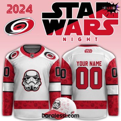 Carolina Hurricanes x Star Wars Night Custom Hockey Jersey